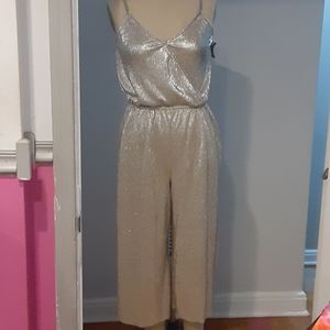 Sparkle textured jumpsuit size M
